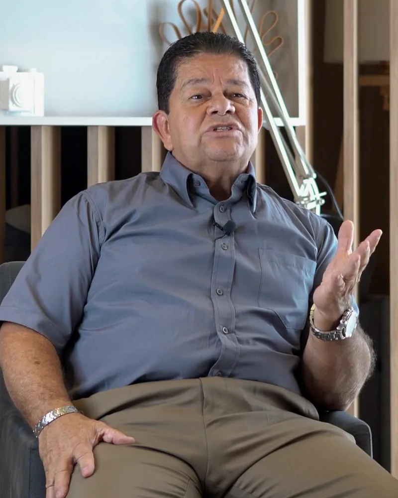 Retrato de Daniel Freitas, fundador da Novedad